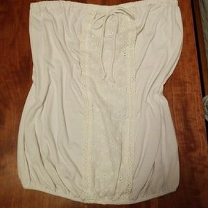 White Maurices tube top